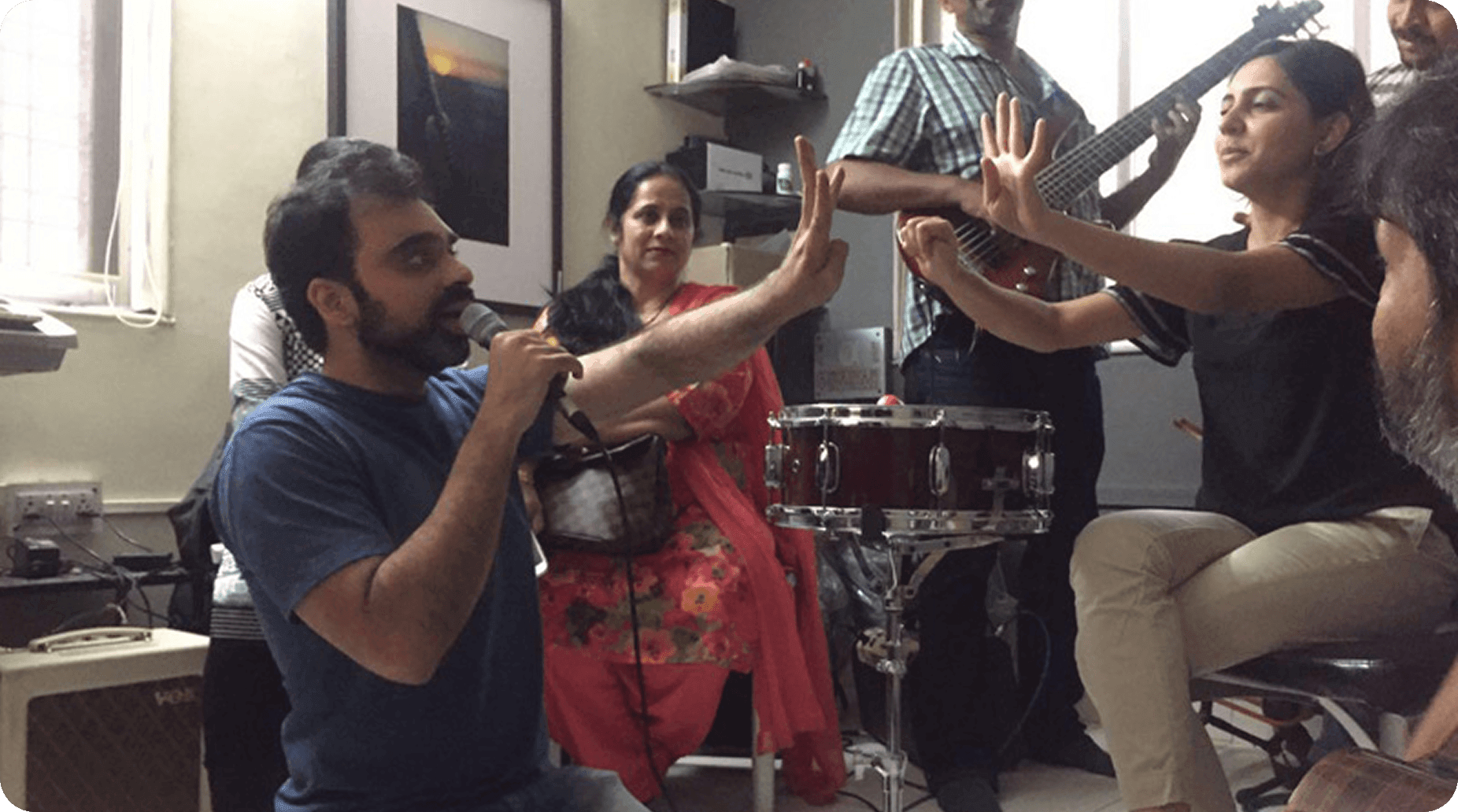 Darshan Productions team behind the scenes